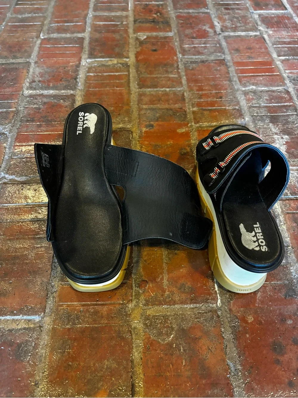 Sorel slide sandals